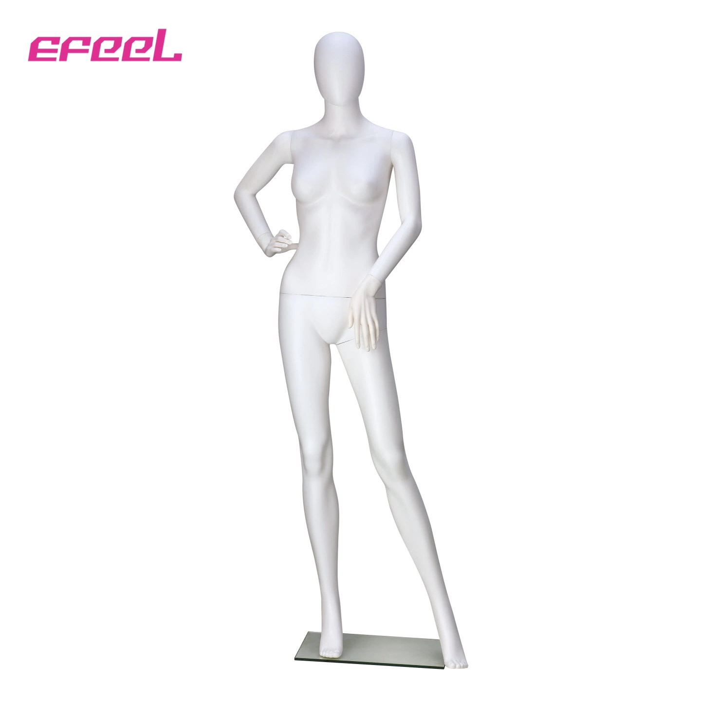 PP Plastic Display Models Female/Woman/Lady/Girl Mannequins with Base Standing