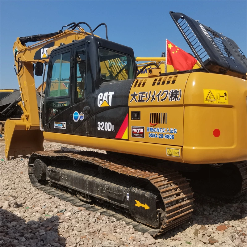 Escavadora de 320 dl usada para a segunda máquina de construção de digger manual Cat Venda