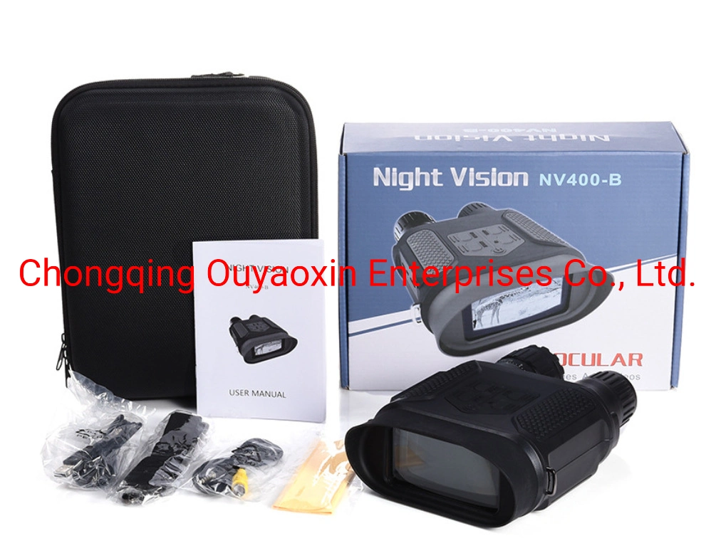 Nv400b Prismáticos de visión nocturna con zoom digital 2X y cámara digital