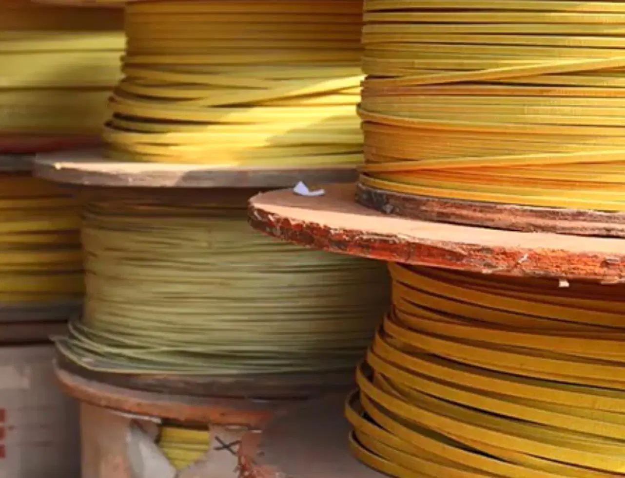 Insulated Fiberglass Covered Winding Copper or Aluminum Round Wire