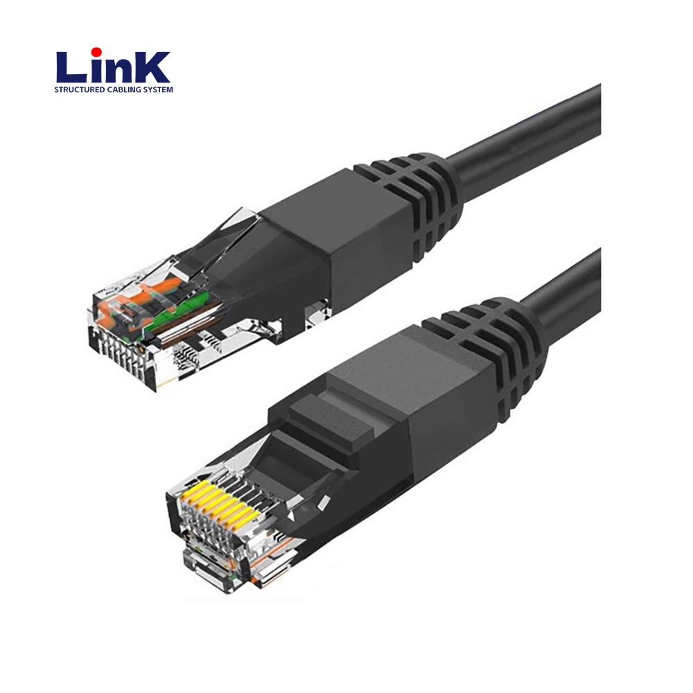 LSZH CAT6A Shielded Ethernet Patch Cord Cable with Snagless RJ45 Connectors