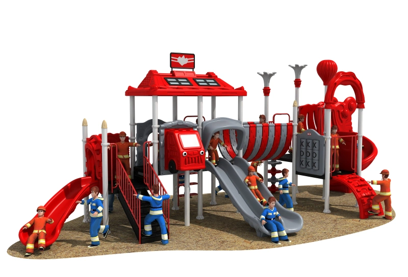 New Role-Playgring Fireman Type Children Kids Outdoor Playground with TUV-GS\CE\En 1176\SGS\OHSAS18001\ISO9001\ISO14001 Certificate