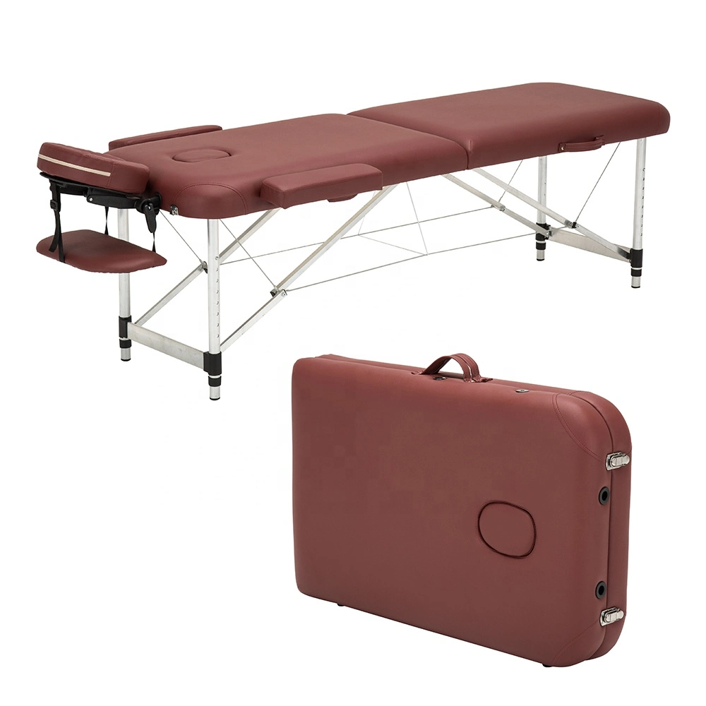 Portable Aluminum Folding Bed Massage Table for Beauty Salon SPA