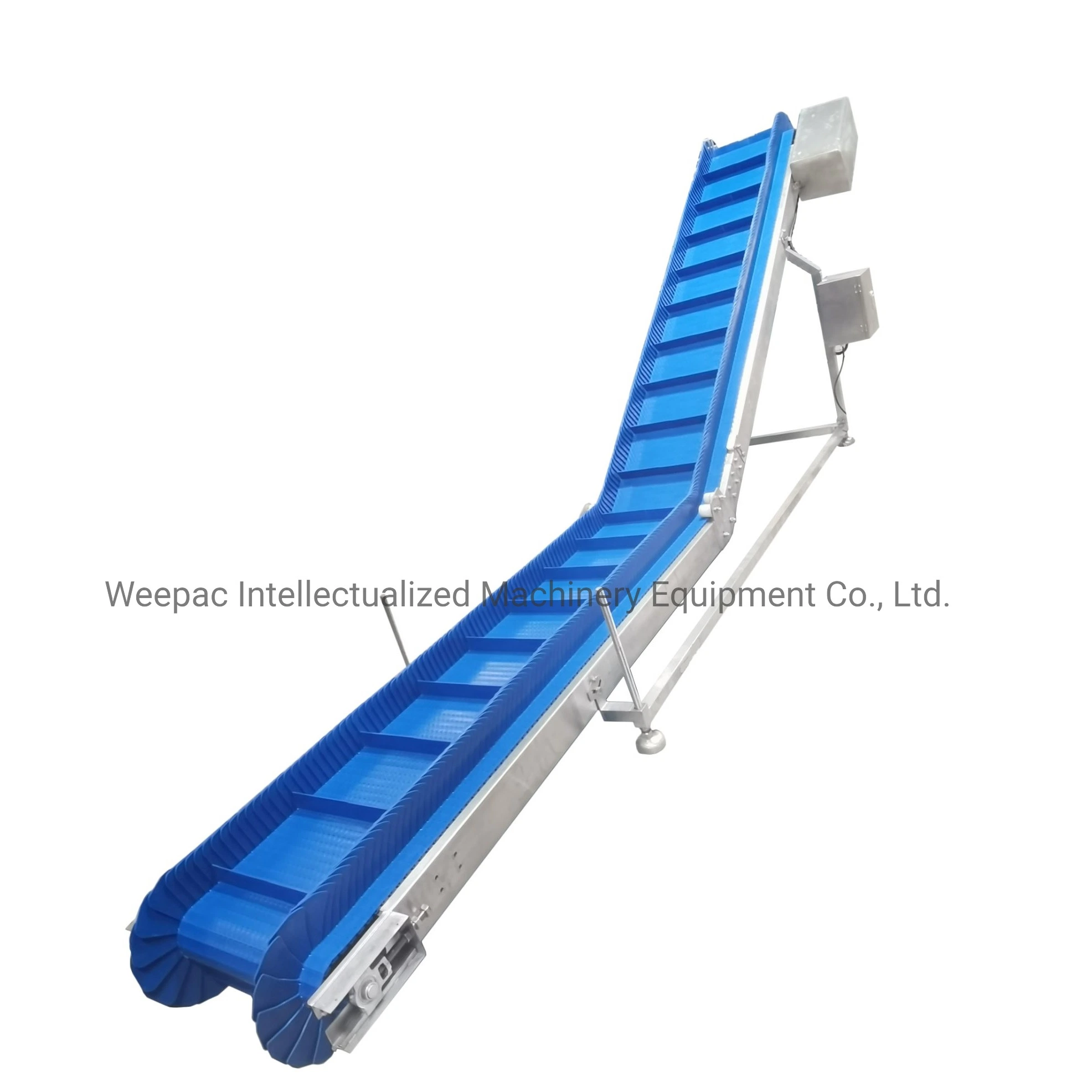 Food Industry Stainless Steel Z-Type Elevator Belt Conveyor System