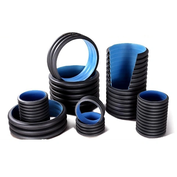 Jubo Original Factory HDPE Double-Wall Bellows DN200-DN800 Corrugated Plastic Drainage Pipe