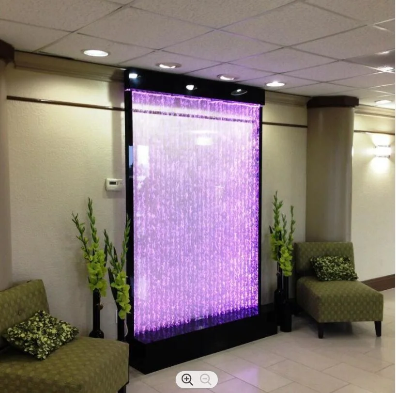 LED Waterfall Panel Night Club Bar Decoration / Bar and Lounge Furniture