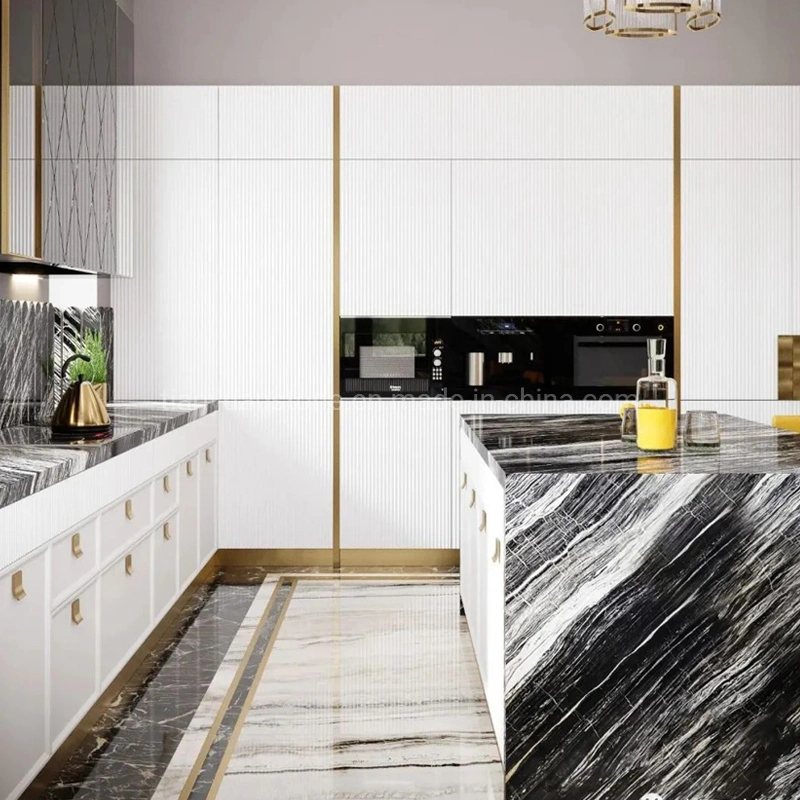 Luxury Stone Black and White Marble Kitchen Countertop