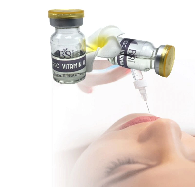 Manufacturer Mesotherapy Serum Solution for Skin Rejuvenation with Ha for Anti Acne Wrinkles