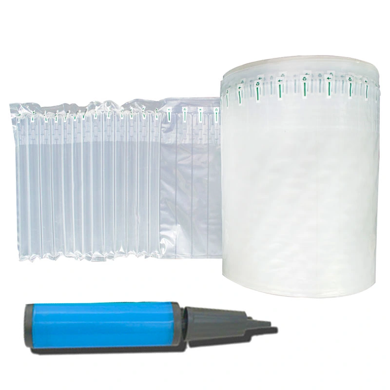 15-130m Air Column Inflatable Bubble Bag Shockproof Logistics Buffer Fragile Bale Air Cushion Packaging Roll Film Protection