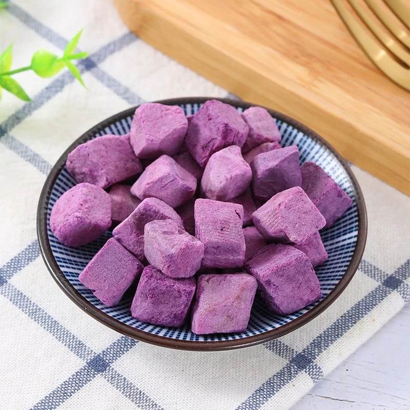 Congeler les légumes séchés Violet Sweet Potato Dice