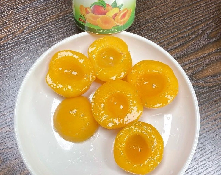 Fresh Fruits Canned Yellow Peach in Syrup with Private Label