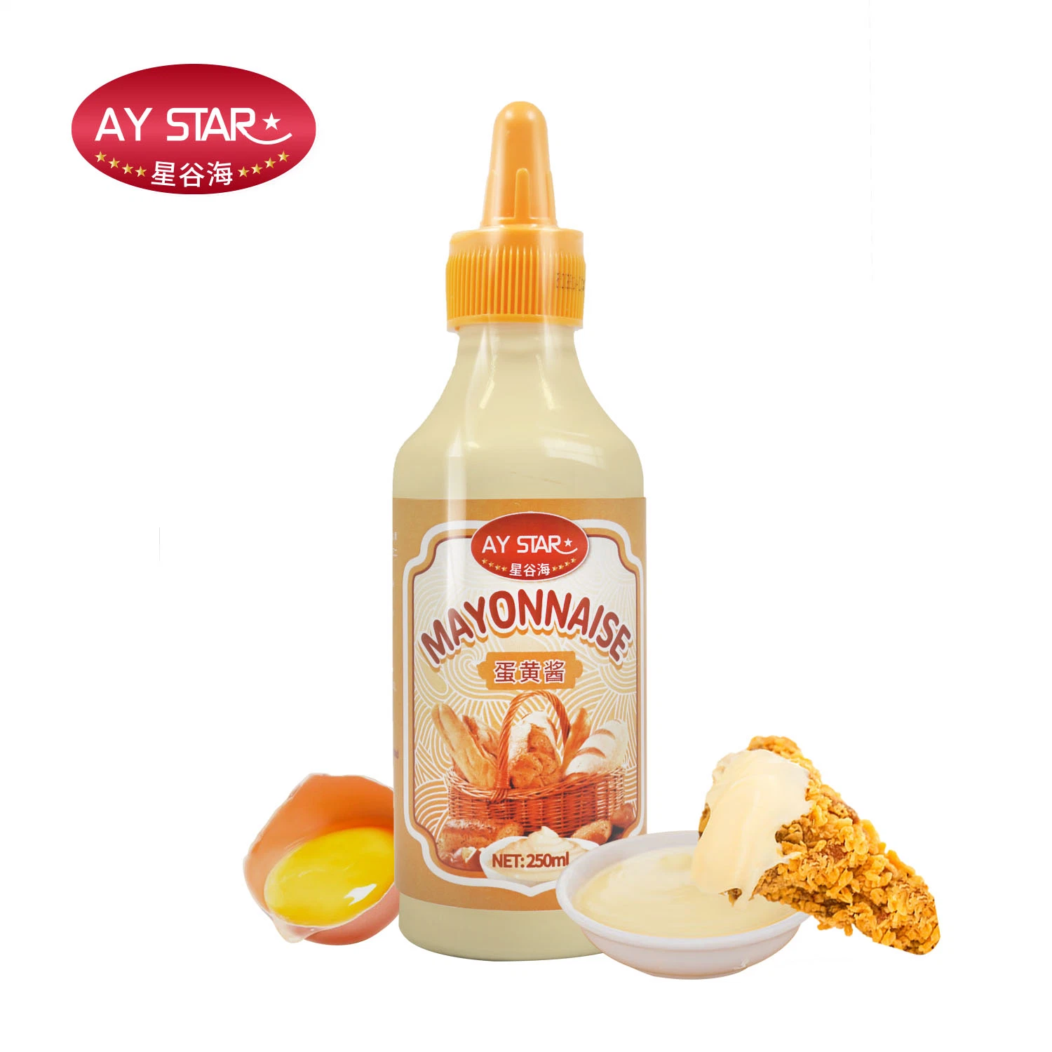 Plastikflasche Ketchup Veganer Salat Dressing Mayonnaise Sauce Mayo