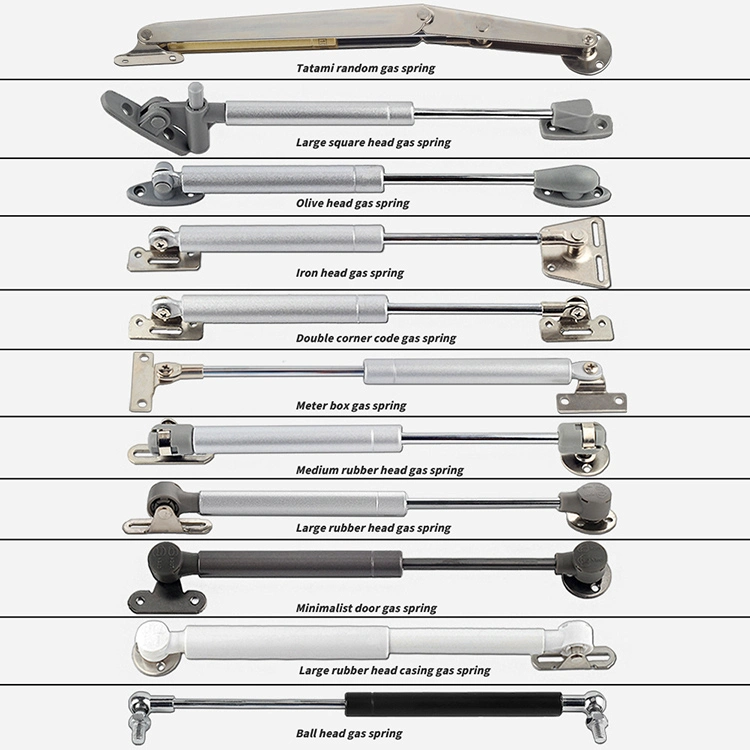 Easy to Rise Gas Spring 150n Cabinet Furniture Customization 10n-3500n Black