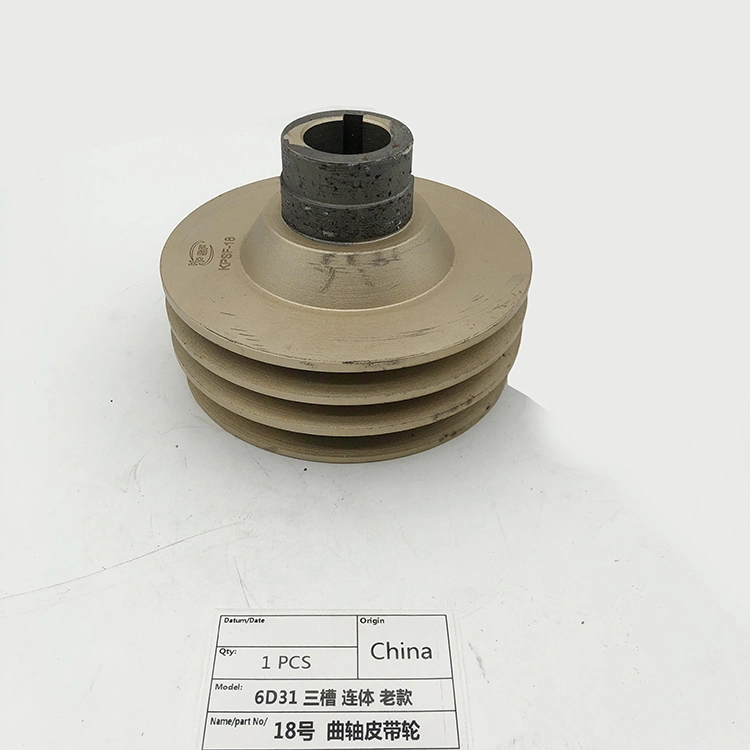 25 Years Manufacturer Multiple Engine/Size Crankshaft Tensioner, Belt Pulley 3 Groove 173*140*34 160*120*34 6D31 Replacement of Many Types of Machine Excavator.