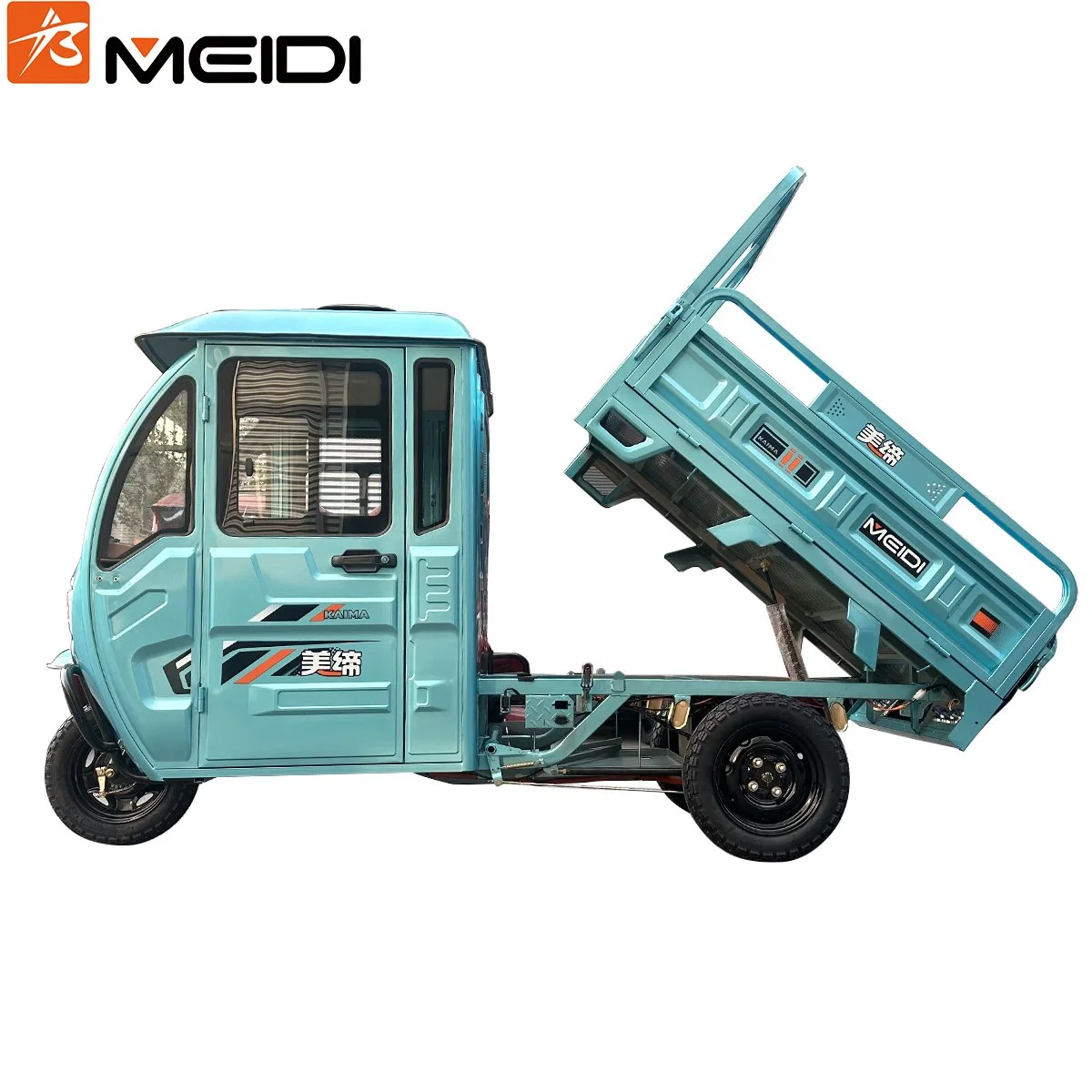 Meidi 2023 Nouveau moteur électrique 800 W 1 000 W à cabine fermée Cargo Tricycle