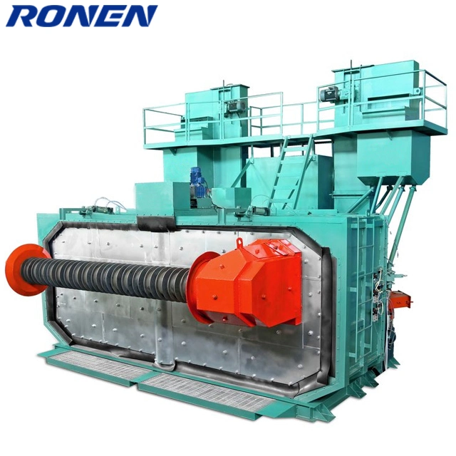 Cold Rolled Steel Strip Roller Wire Coil Shot Blast Cleaning Machine