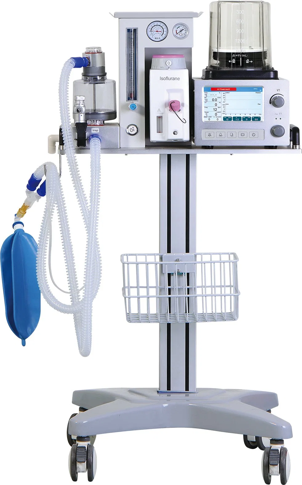 Günstige Preis Tragbare Veterinär-Anästhesie-Maschine mit Ventilator
