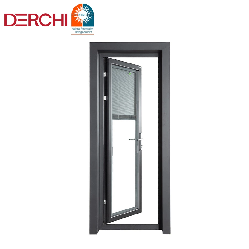 Swing Casement Door America Style French Door Glass Inserts Bedroom Window and Door Manufacturer