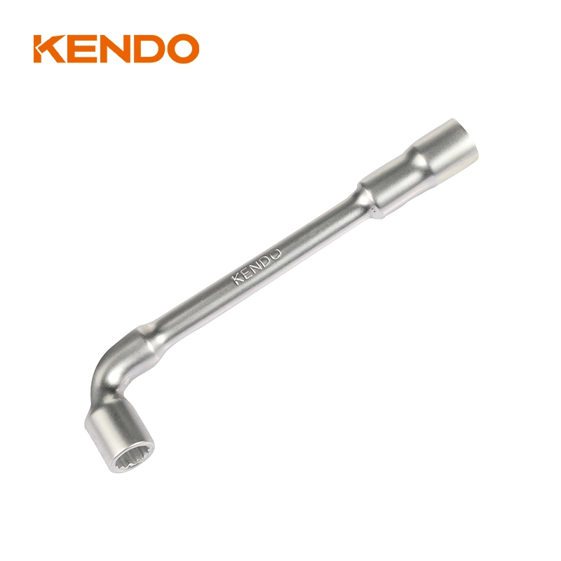 Kendo L-Type Wrench Double-Ended Curved Perforated Hexagonal Mirror Socket Wrench