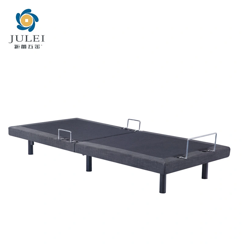 Manufacturer Foldable Adjustable Bed Frame with Massage Base Rail Adjustable