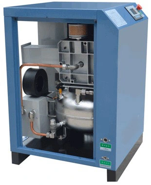 AC Power 3.7 Kw 5 HP 8 Bar 10 Bar 12 Bar Direct Drive Pm VSD Oilless Scroll Type Air Compressor for Nitrogen Generator