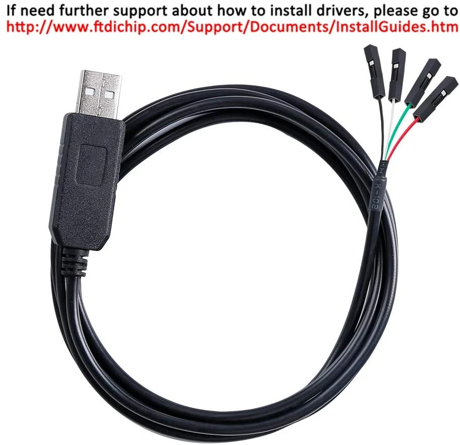 High Compatible Win10 3.3V 5V Ttl Download USB to Uart Serial Adapter Cable