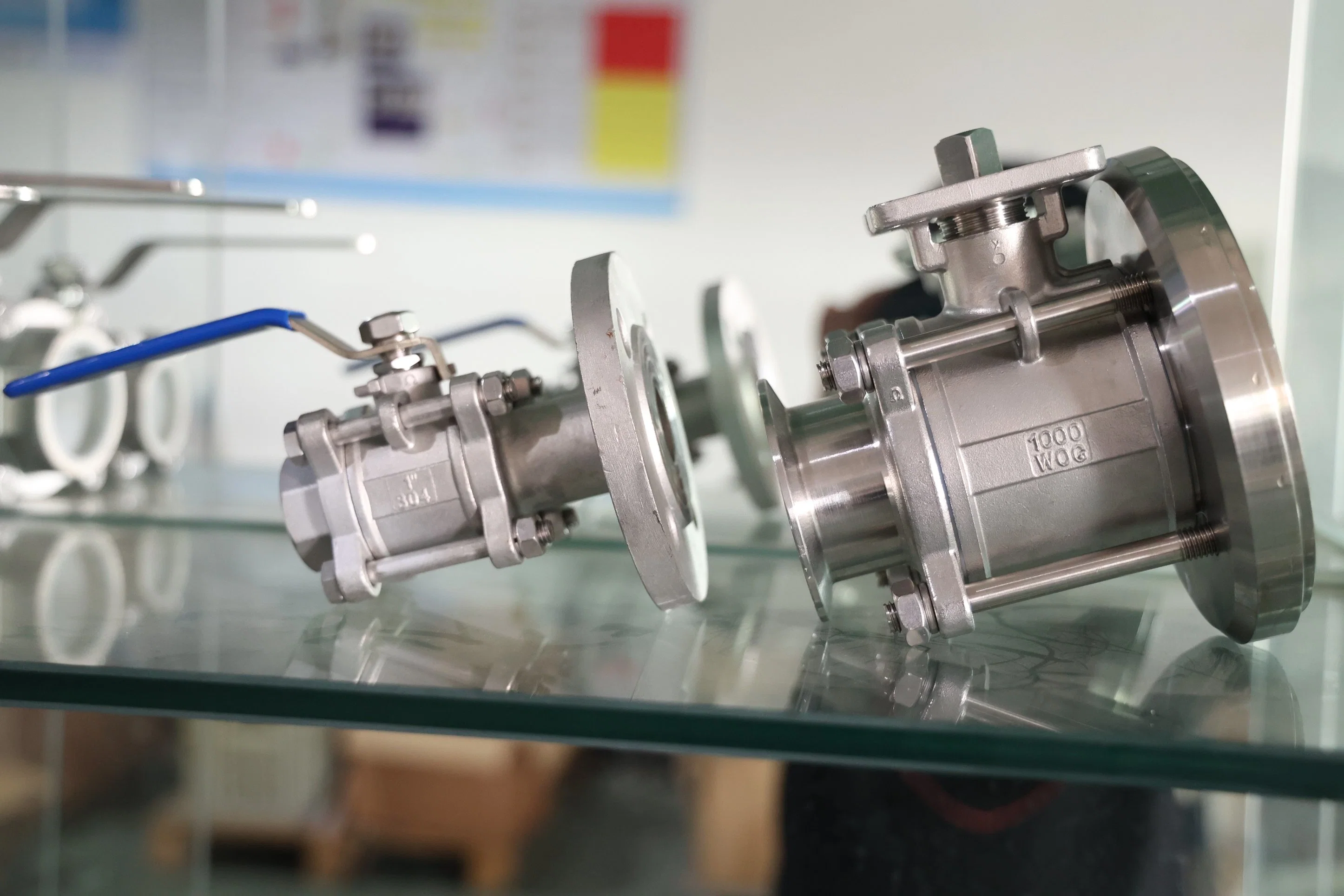 Industrial Hydraulic Sanitary DN25/DN32/DN40/DN50 Manual Tank Bottom Flow Control Stainless Steel Ball Valve for Beer Beverage