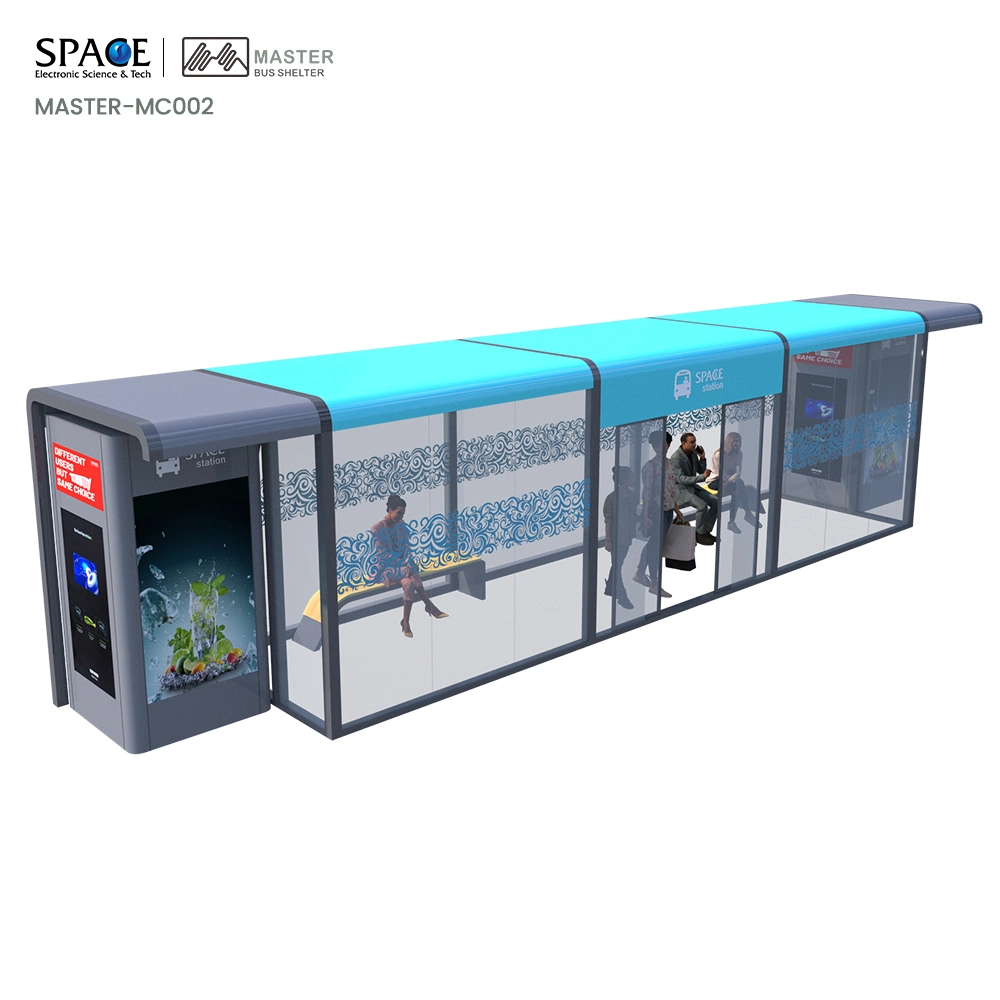 Street Bus Stop Urban Furniture Most Selling Products Advertising Bus Shelter