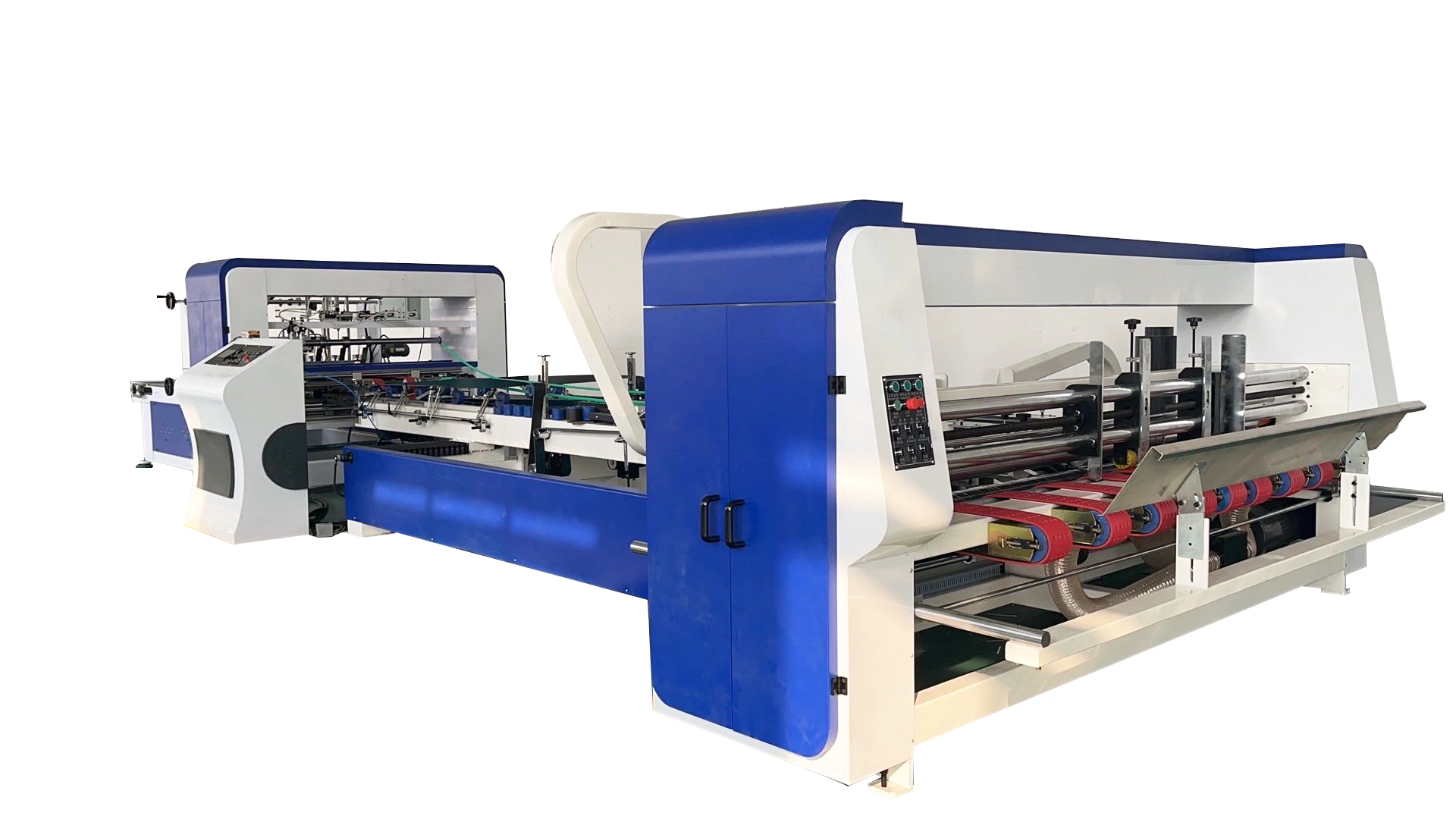 Einfach Zu Bedienen Druckmaschine Typ Karton Ordner Gluer Maschine Papierbox Verpackungsmaschine