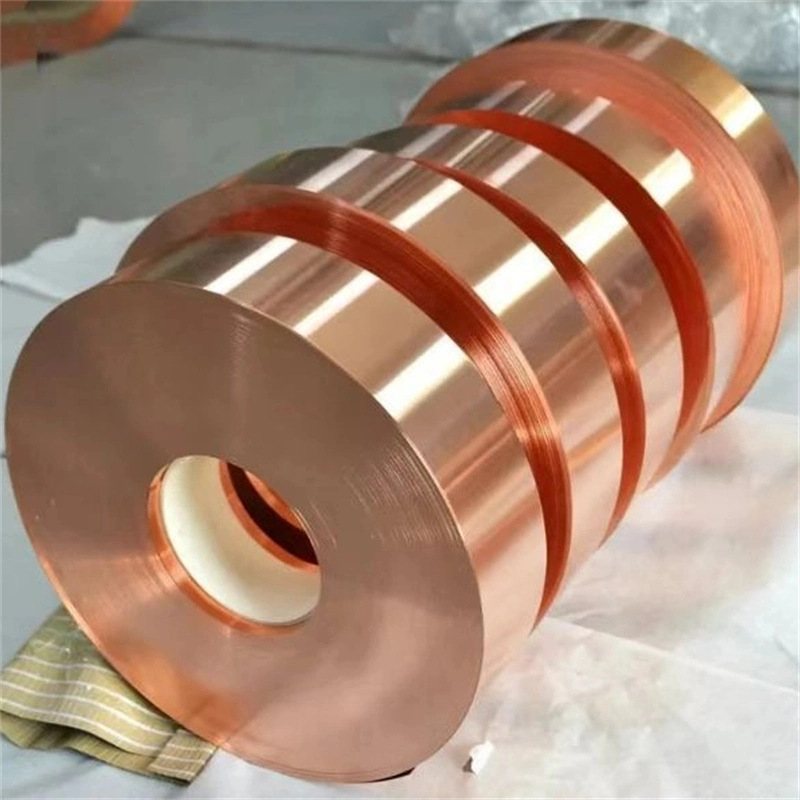 Customized Copper Strip 0.3mm 0.5mm 1mm 1.5mm 2mm 4mm Pure Flexible Copper Copper Coil