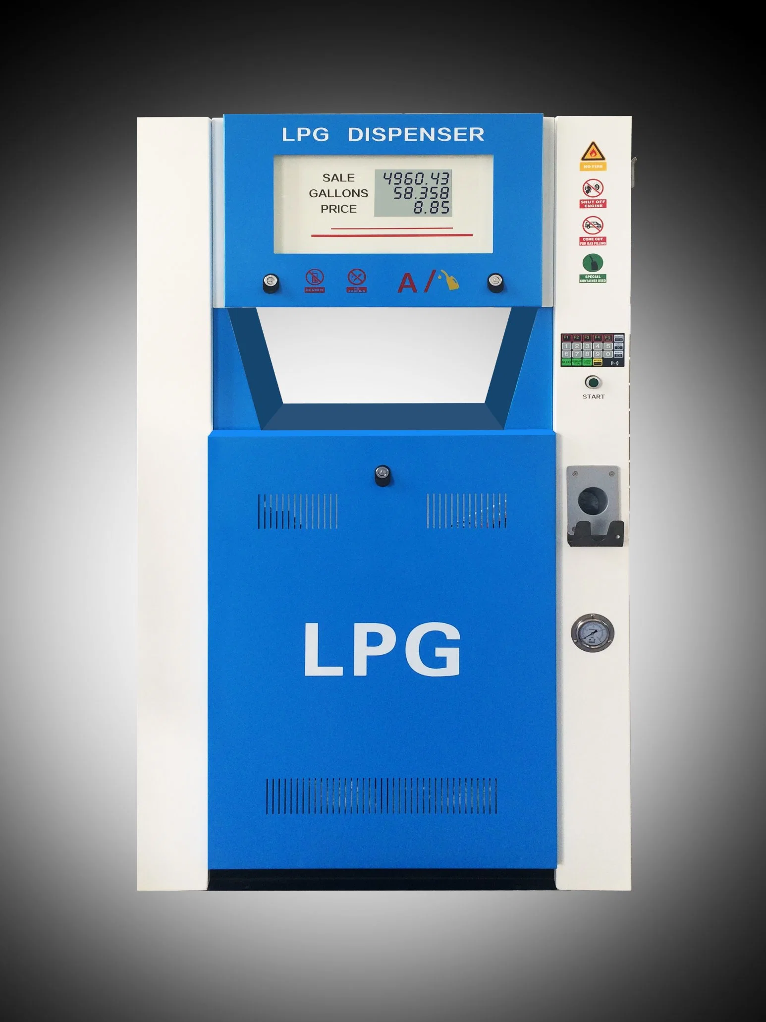 Filling Station LPG Dispensesr Gas Dispenser with 2 LPG Nozzle for Gas Station