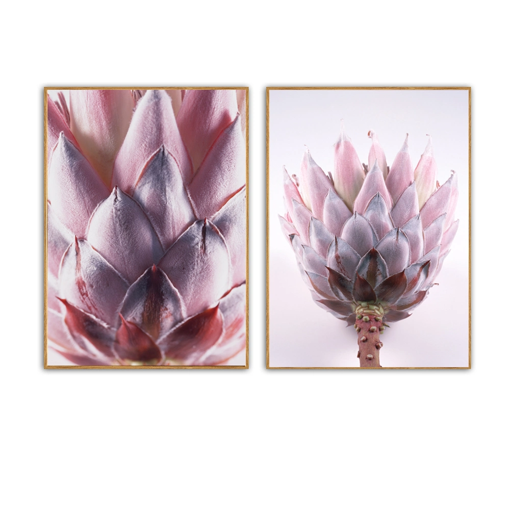 Custom HD Print Waterproof Floral Design Frame Canvas Painting