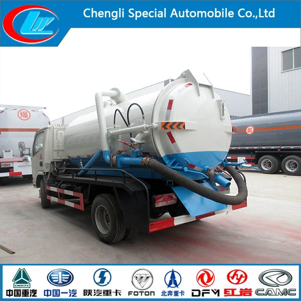 4-12cbm Sludge Disposal Fecal Truck Vacuum Sewage Suction Truck