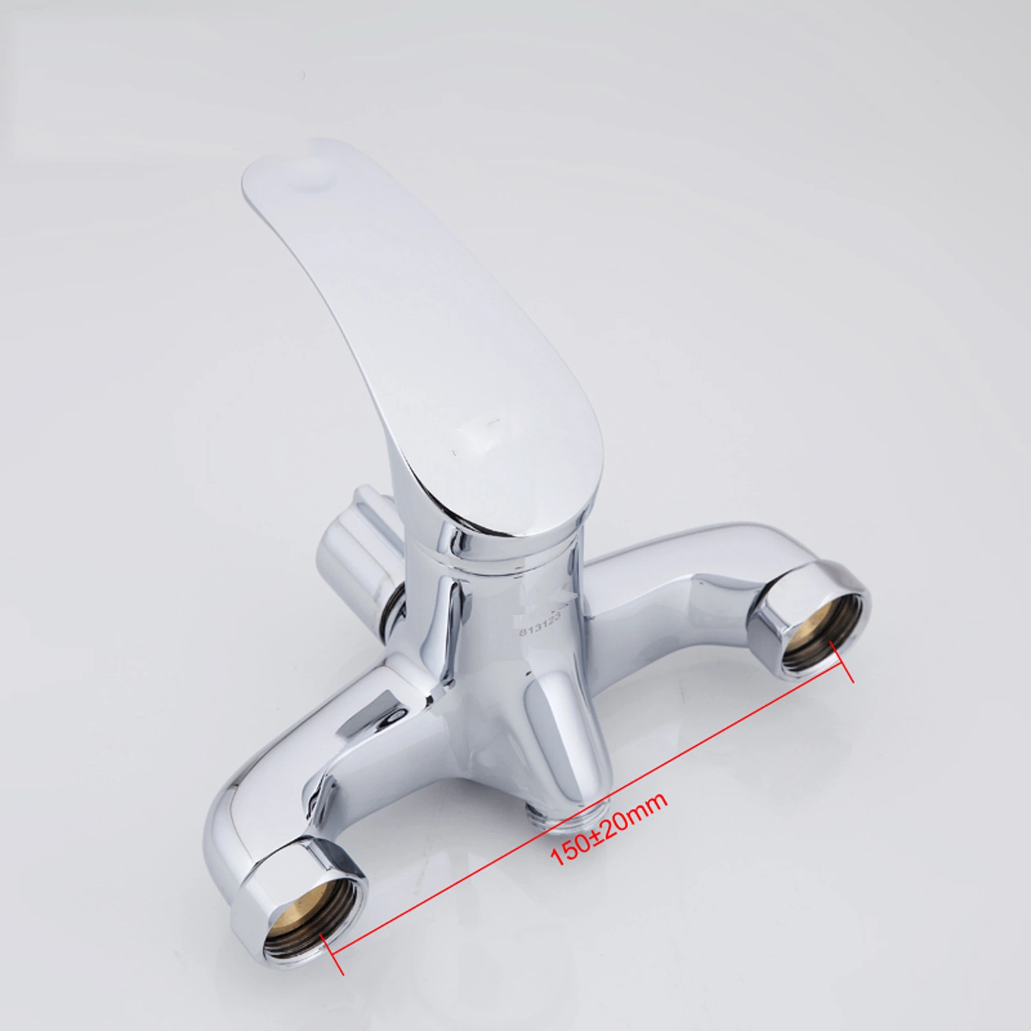 Wall Mounted Double Handle Bathtub Faucet (TF-3009)