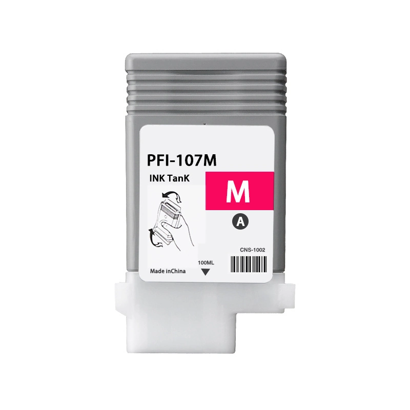 PFI 107 Pfi107 PFI-107 kompatible Tintenpatronen mit Chip für Canon Ipf770 Ipf780 Ipf785 Ipf670 Ipf680 5 Farben Druckertinte Patrone