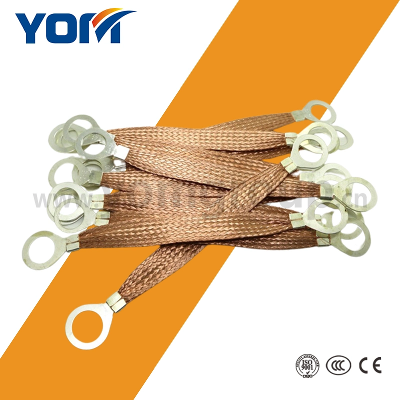 Ground Wire Silver-Plated Flexible Copper Braid Busbar Link Connector