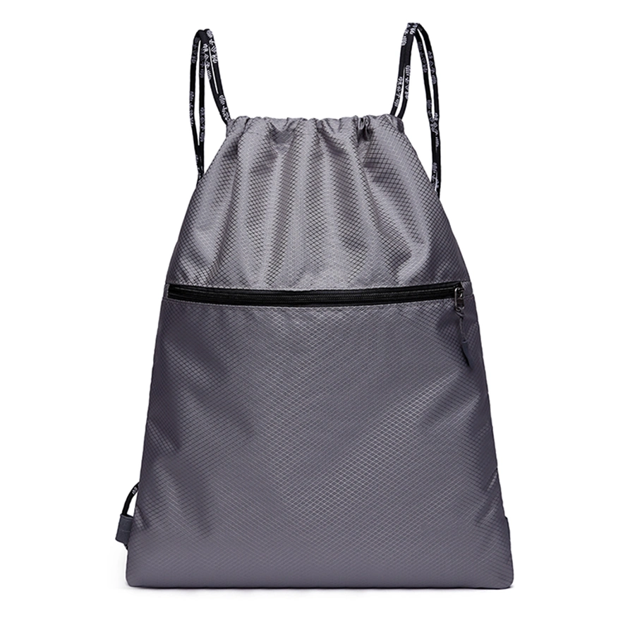 String nager Sac, Sac de Sport salle de gym Sack coulisse étanche sac de sport avec l'extérieur à cordonnet fermeture éclair pour les sports de plage piscine vacances voyage