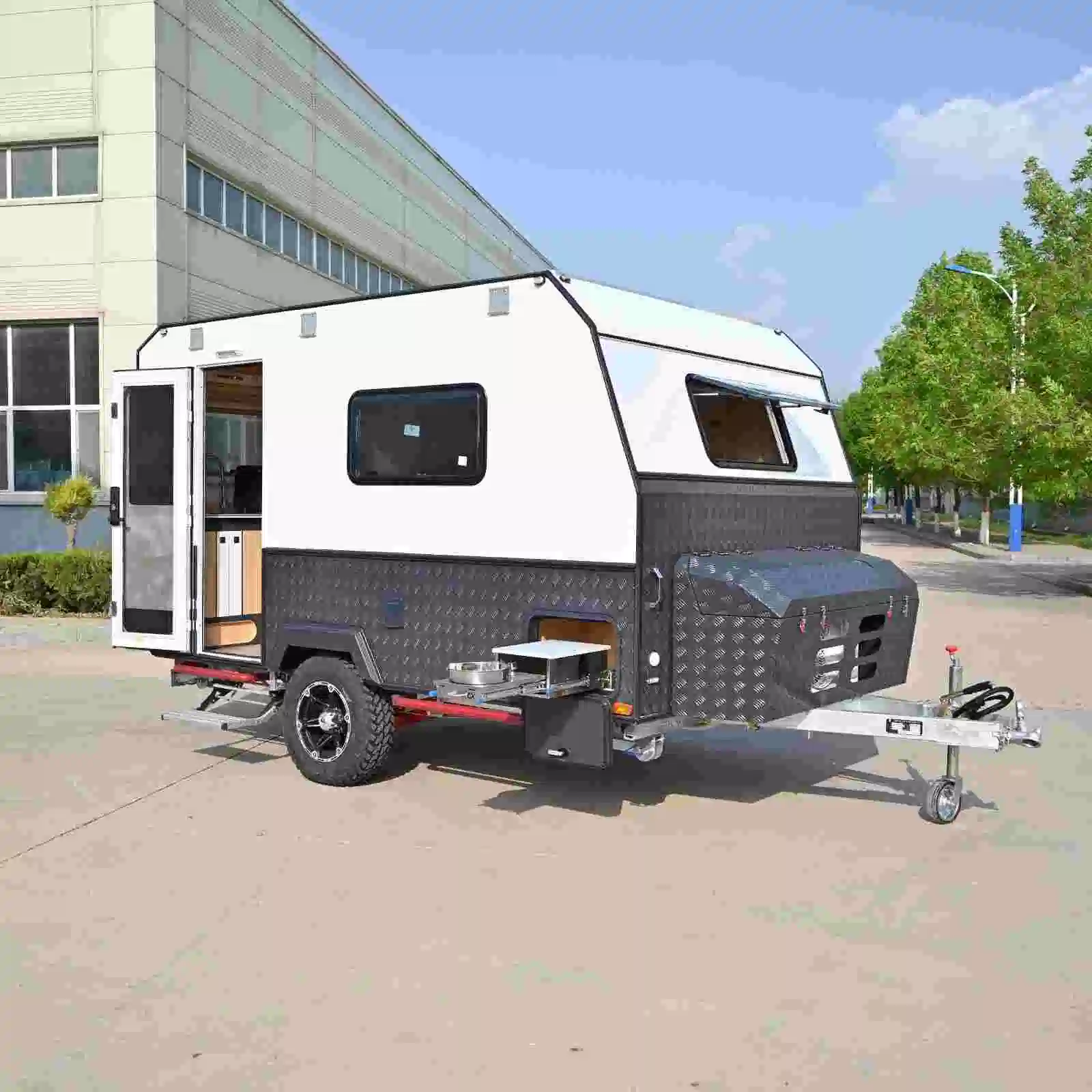 Customized Family Camper RV off Road Mobile Caravan Camper Trailer for Sale