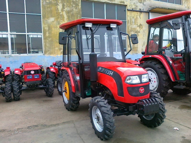 35HP 8f+8r Transmission Shifts Agriculture Walking Tractors with Cabin