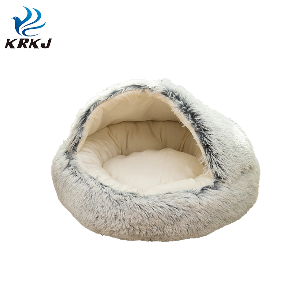 TC-004 EMI-enclosed Cat Dog Soft Self-Warming Plüsch Bett Cave House Für den Innenbereich