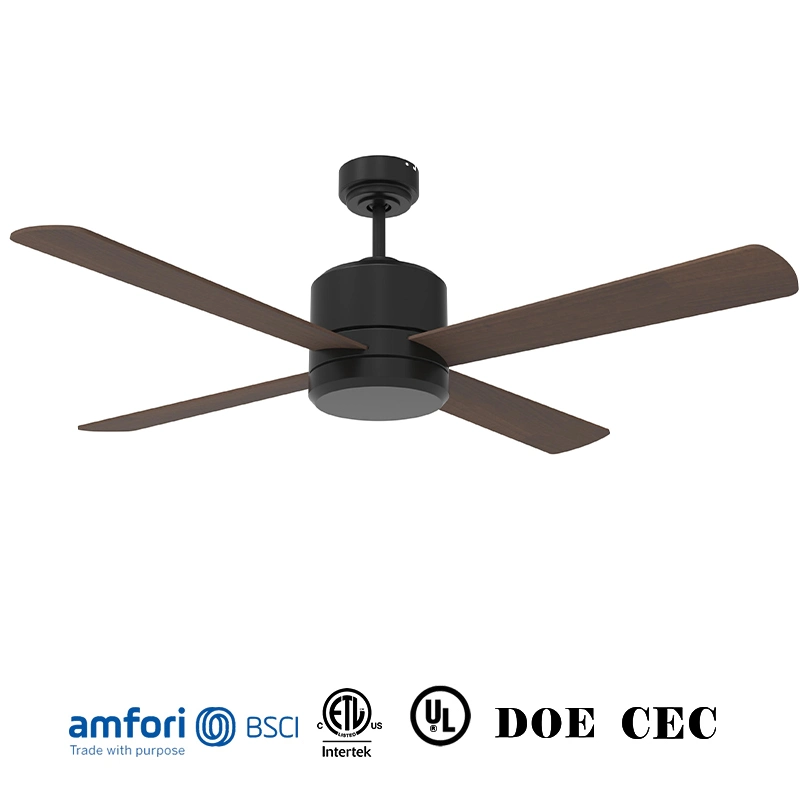 Bedrooms, Living Room 56 Inch Industrial AC DC Ceiling Fan Vintage Wood Ceiling Fan High-Quiet Copper Motor