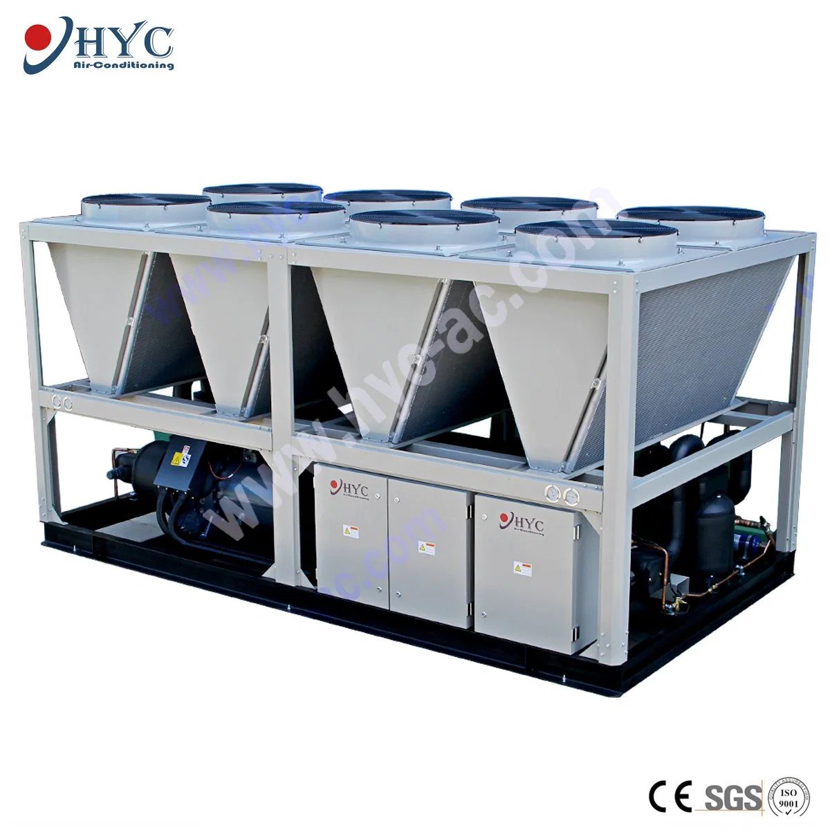 Industrial Air Conditioning Air-Cooled Modular Scroll Cooling-Heating Heat Pump/HVAC Water Chiller System R410A