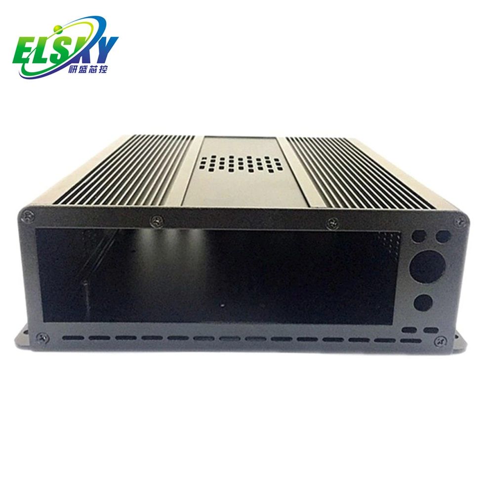 Fanless Embedded Core 1037u ordenador industrial basado en 1037U CPU admite 4 puertos USB