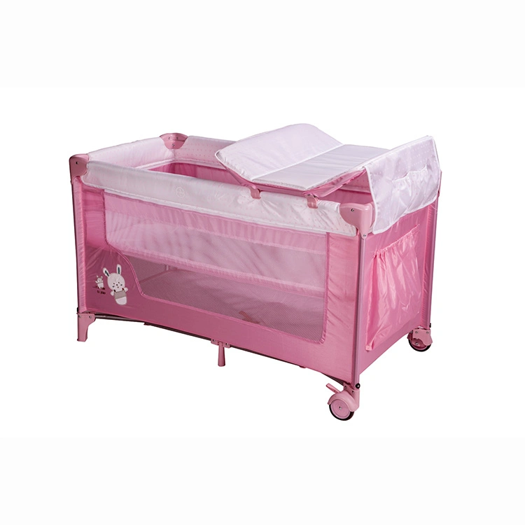 Ajustável em altura do leito do bebê recém-nascido Crib Bassinet Swing