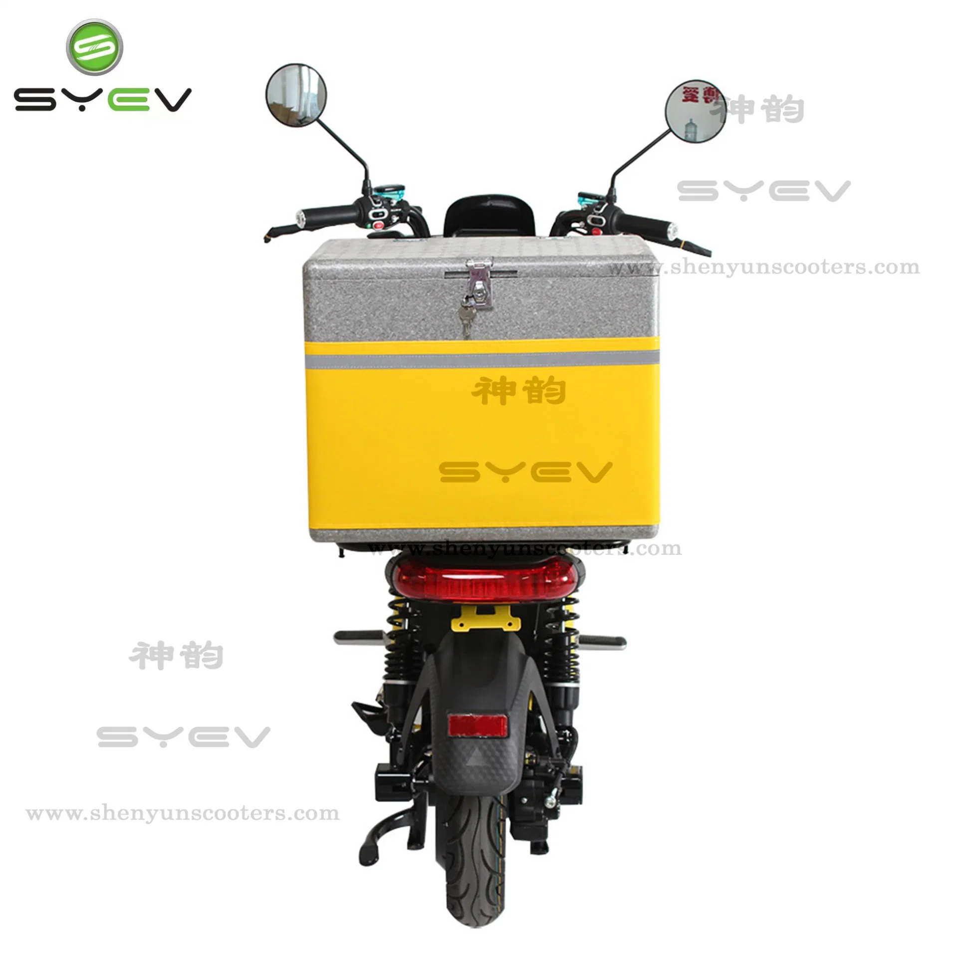 EEC Fast Food Electric Delivery Scooter Powerful 1200W Electric Motorcycle 2-Wheel E-Bike