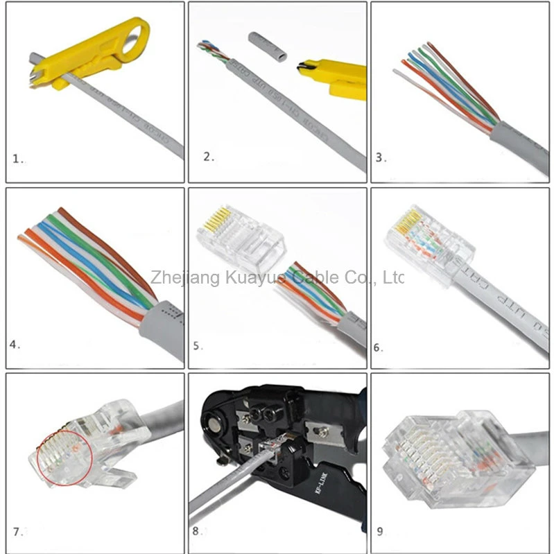 LAN Cable Patch Cord UTP FTP STP Patch Cord Cat5e CAT6 Patch Cable