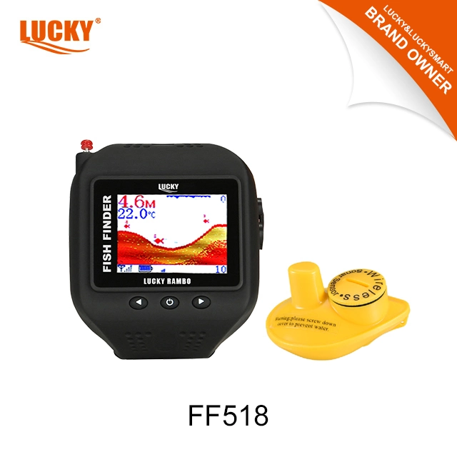 Lucky sonar WiFi Fish Finder pantalla de FF518 1,77 pulgadas