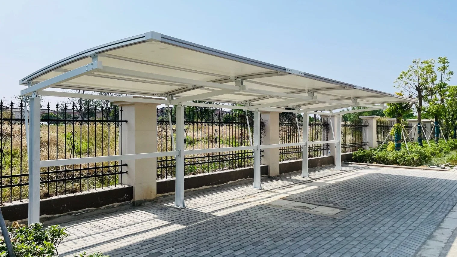 Carports with Membrace Roof (canopy for cars)