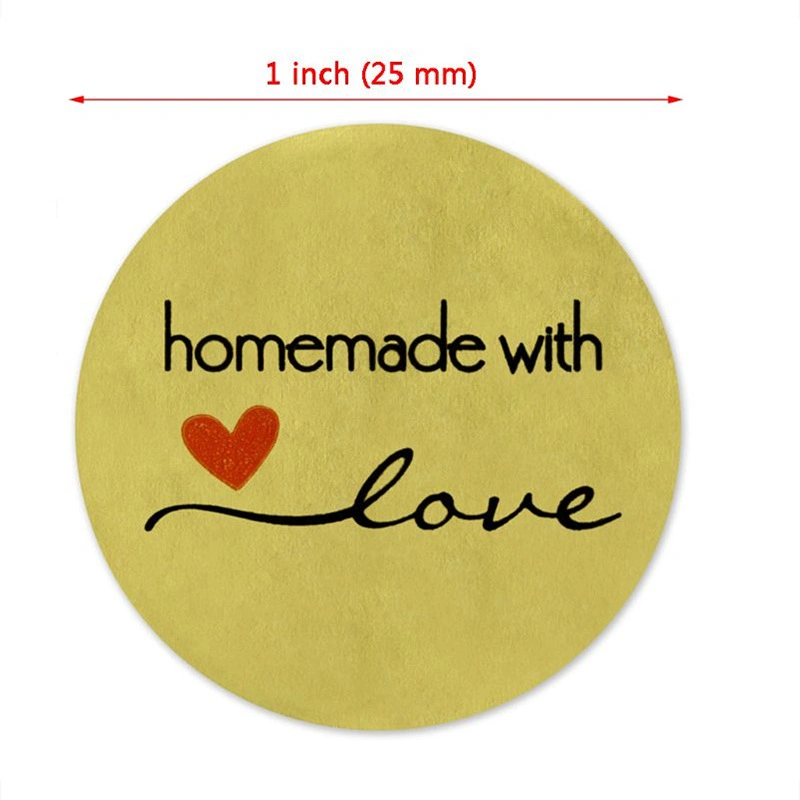 Hot Selling Custom Printing Private Brand Logo Round Label Sticker Waterproof Round Packaging Label