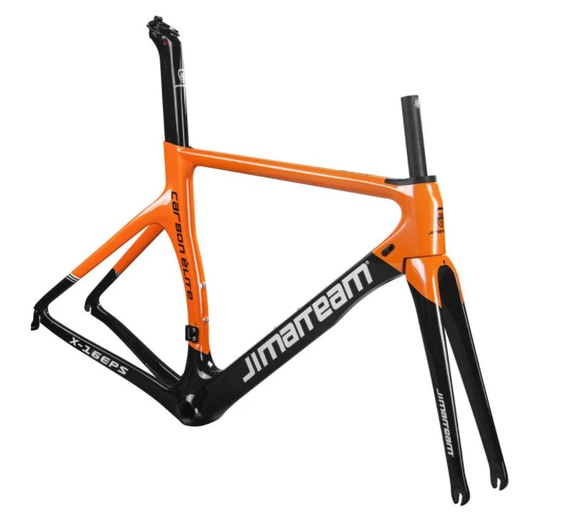 New Arrival Factory Hot Sell All Carbon Road Bike Frames with Rim Brake Clamp Brake Road Bicycle Frameset